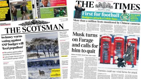 Front pages