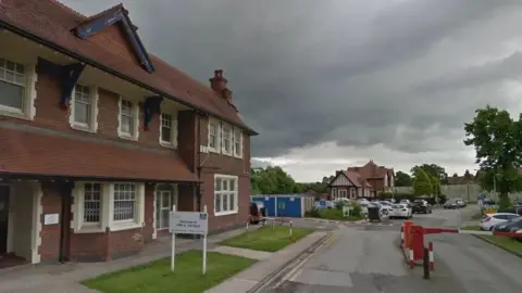 Google street view of entrance to HMP Styal