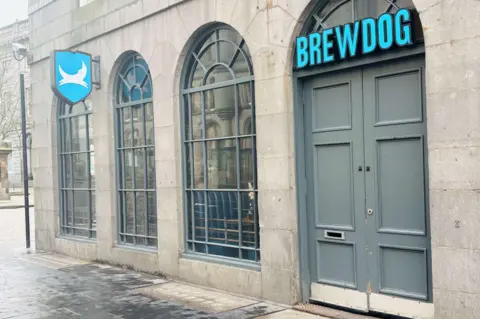 The Brewdog bar in Aberdeen