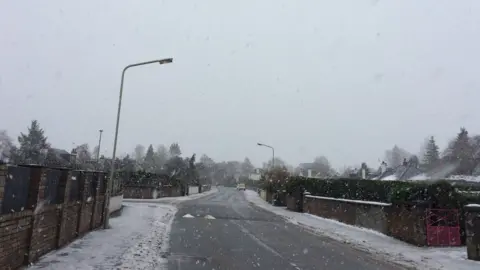 BBC Snow in Inverness on Thursday