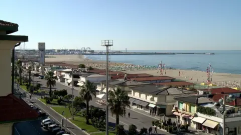 Viareggio beach