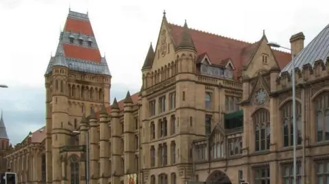Exterior of Manchester Museum on Oxford Road