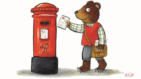 El ilustrador Gruffalo crea una postal para el Club de Letras Manuscritas