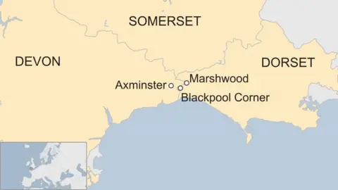Blackpool Corner map