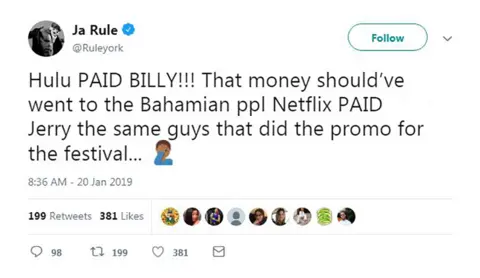 Ja Rule / Twitter Ja Rule tweet