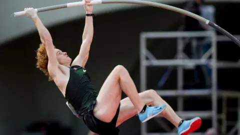 Getty Images Shawnacy Barber (CAN) during Kamila Skolimowska Memorial, in Chorzow, Poland, on August 22, 2018.