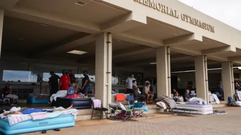 Getty Images Lahaina shelter