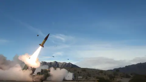 An early version of the Army Tactical Missile System (Atacms) is launched in 2021.