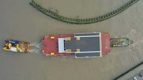 Oliv3r Drone Photography Part of Herring Bridge on ship