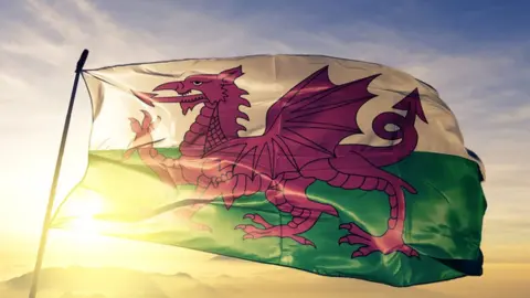 Getty Images Welsh flag