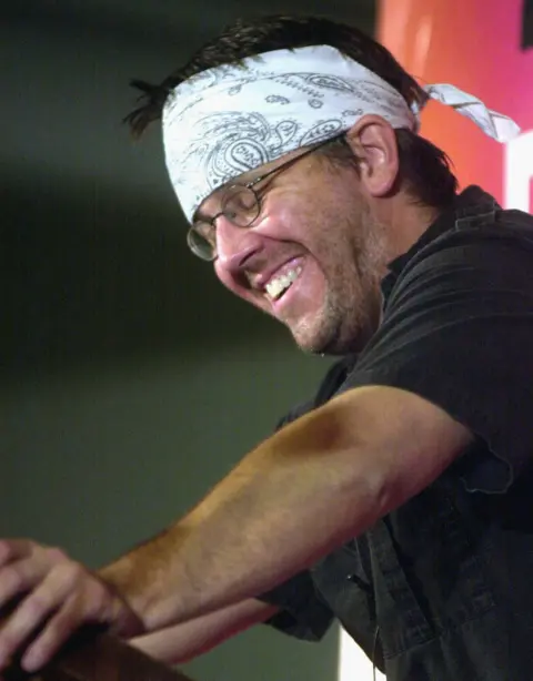 Getty Images David Foster Wallace reading from a selection of his writings in New York in 2002