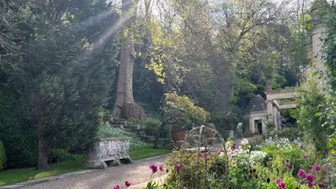 Valley side at Iford Manor