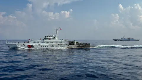 BBC/Virma Simonette China coast guard vessels tail the BRP Bagacay