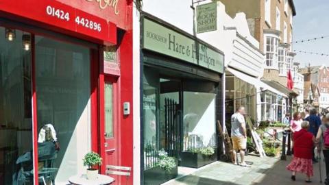 The Hare and Hawthorn bookshop in Hastings