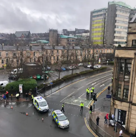 Gideon Green Glasgow Uni evacuation