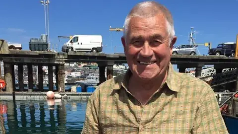 Percy Tippett at Fish Quay