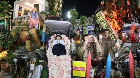 EPA Kidnappings, the shooting of policemen and a child's body shown at Rio Carnival