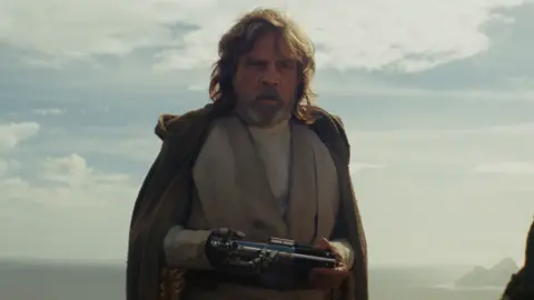 Disney/Lucasfilm Mark Hamill in Star Wars: The Last Jedi