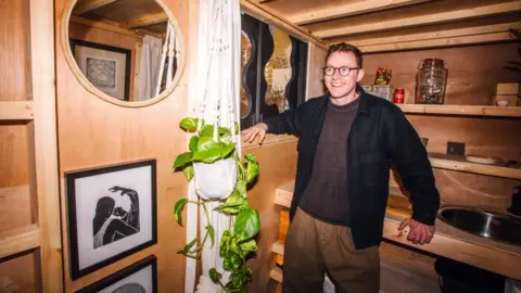 PA Media Harrison Marshall in the skip