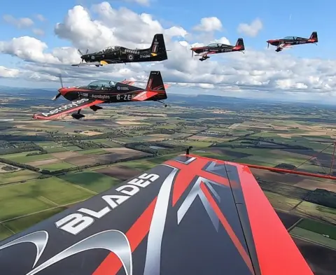 Mike Ling RAF aircrafts flying in the air