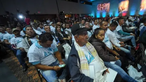 AFP FARC members attend the opening of their National Congress in Bogota on August 27, 2017.