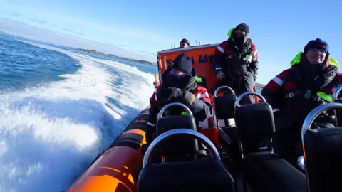 A Seafari Adventures boat out at sea