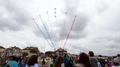 Sunday's Red Arrows display