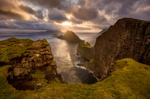 Stefan Forster A view of cliffs on the Faroe Islands