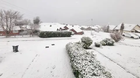 Simon Rolfe Snow in Pentre Halkyn, Flintshire