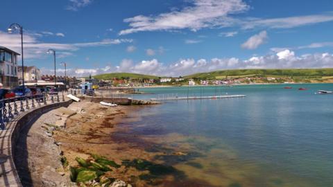 TUESDAY - Swanage bay in the sunshine