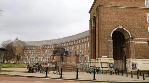 An exterior shot of the Bristol City Council building