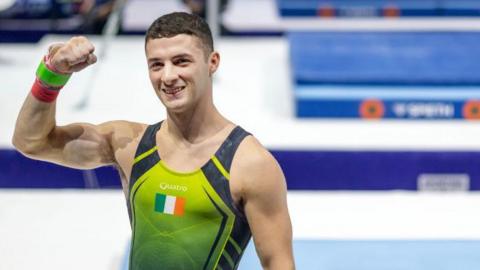 Irish gymnast Rhys McClenaghan