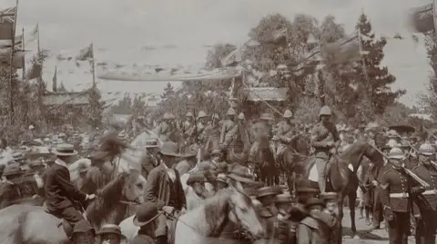 Getty Images Returning soldiers from the Boer War, 1900