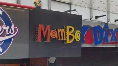 Mambo's signage