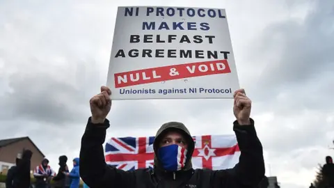 Getty Images NI Protocol opposition