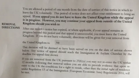 Leonardo Fasano Letter to Dr Fasano