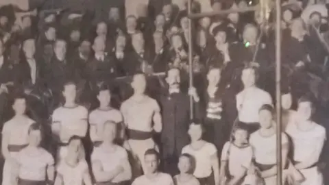 Salford Lads Club official opening photograph