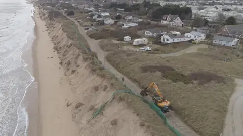 Digger on cliff