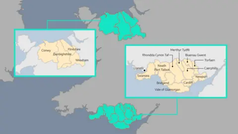 Map of local lockdowns