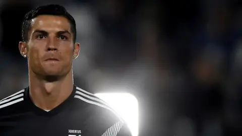 Reuters Cristiano Ronaldo playing for Juventus