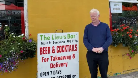 PADDY HENDERSON Paddy Henderson, who owns The Lieu's Bar in Buncrana, County Donegal,