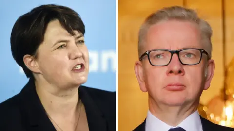 Getty Images Ruth Davidson and Michael Gove