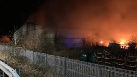 TWFRS Scene of the fire