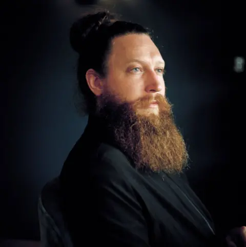 Chrystal Ding Portrait of a man with a beard