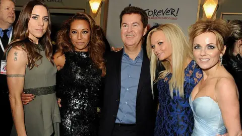 Getty Images Simon Fuller and the Spice Girls