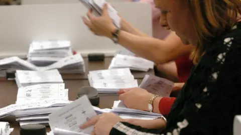 BBC Counting votes