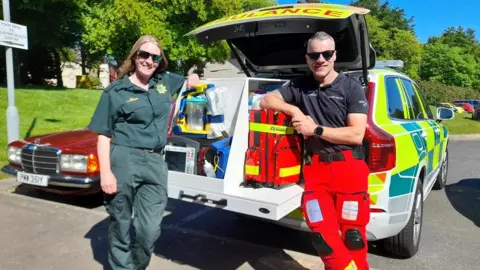Manx Care Great North Air Ambulance Service staff
