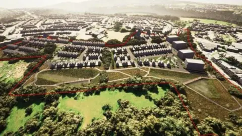 Homes England  Plans for a development on Brislington Meadows in Bristol