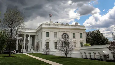 Getty Images Dark clouds at the White House