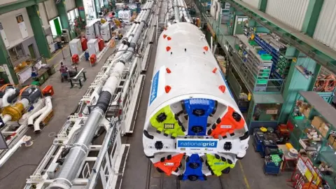 National Grid Boring machine